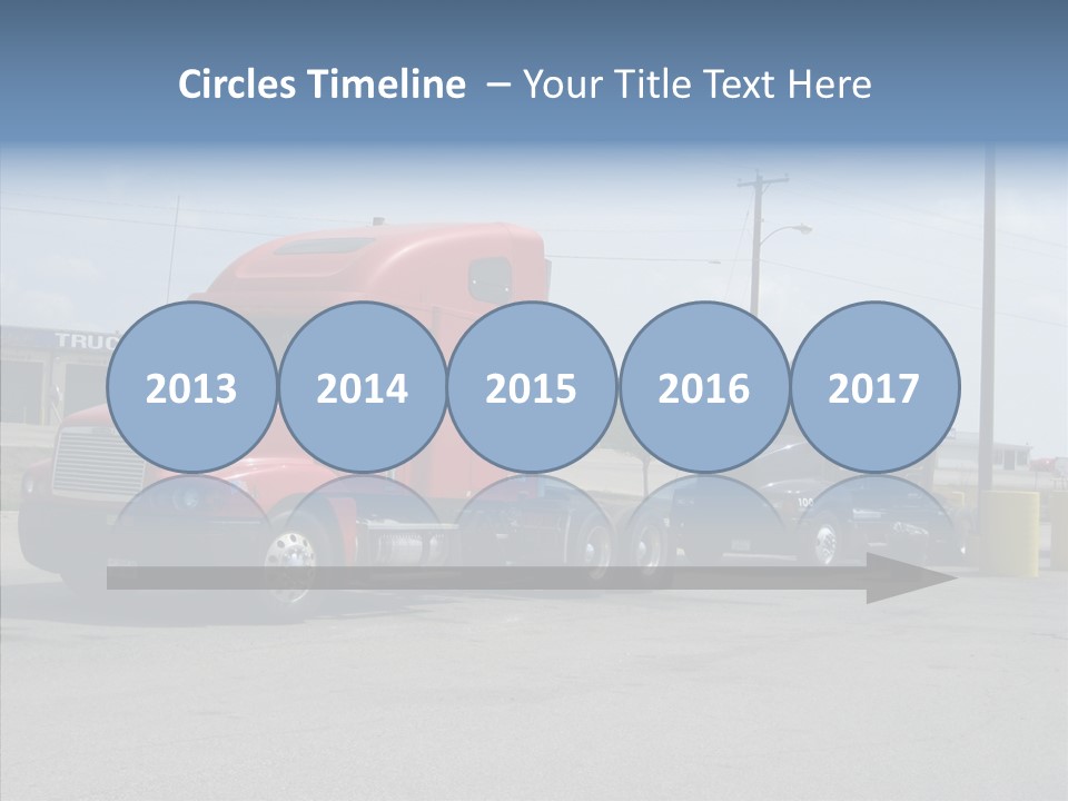 Black Cargo Transportation PowerPoint Template