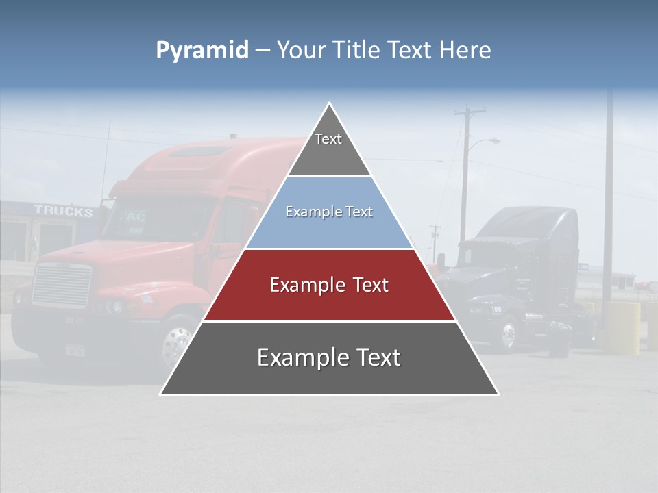 Black Cargo Transportation PowerPoint Template