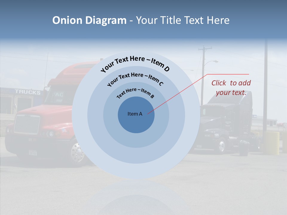 Black Cargo Transportation PowerPoint Template