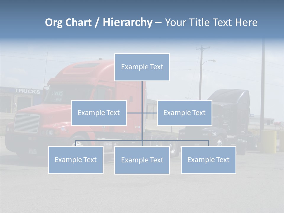 Black Cargo Transportation PowerPoint Template