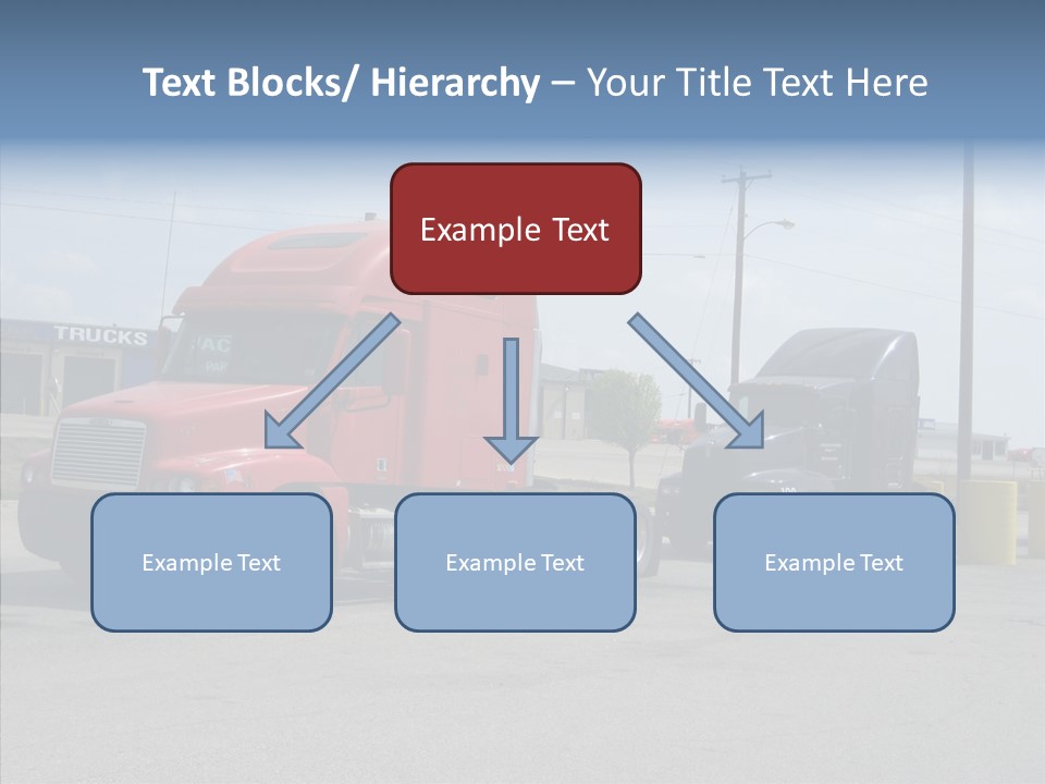 Black Cargo Transportation PowerPoint Template
