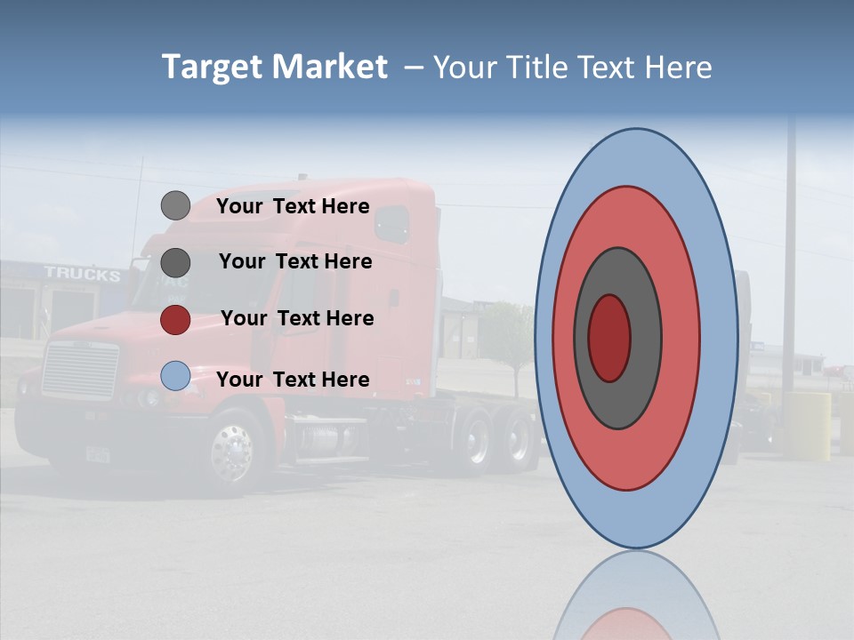 Black Cargo Transportation PowerPoint Template