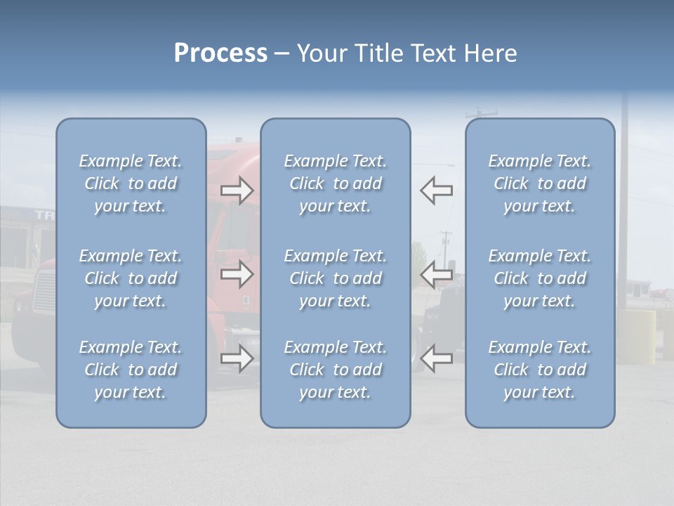 Black Cargo Transportation PowerPoint Template