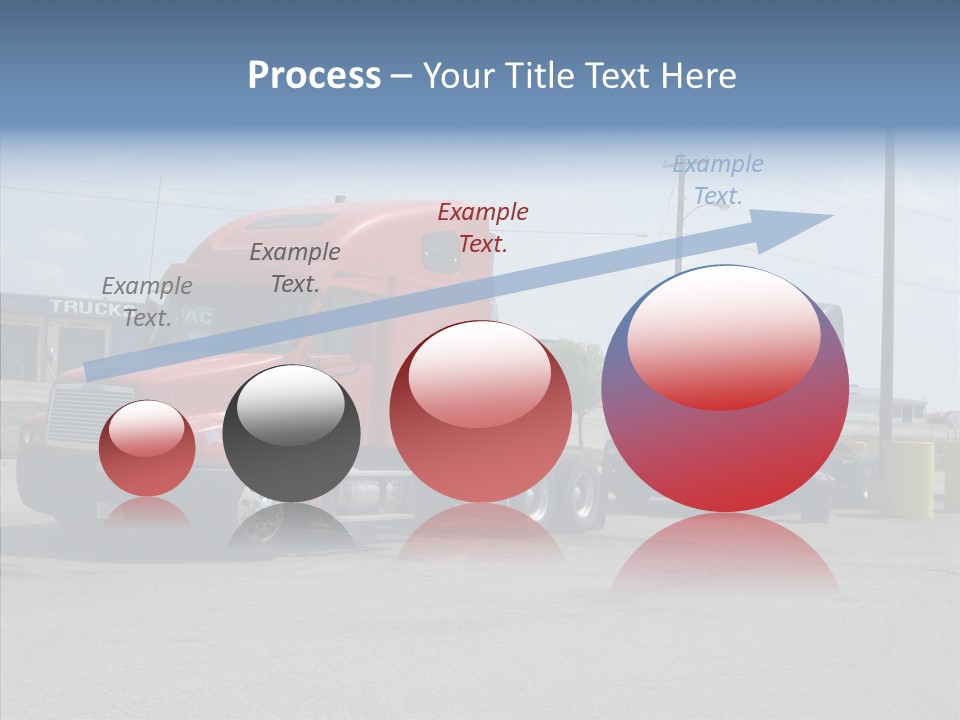 Black Cargo Transportation PowerPoint Template