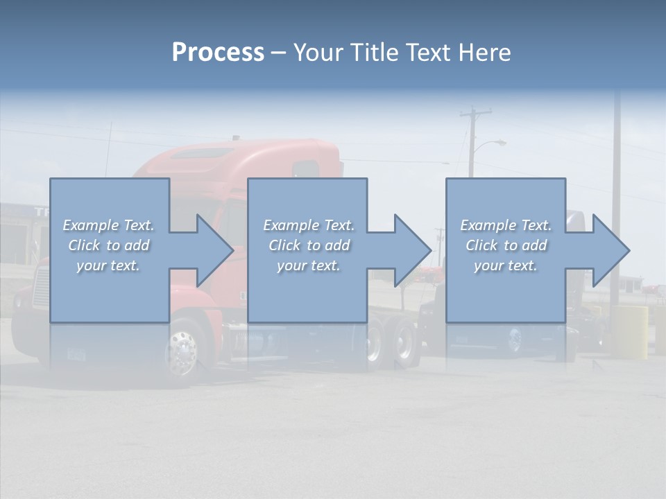 Black Cargo Transportation PowerPoint Template