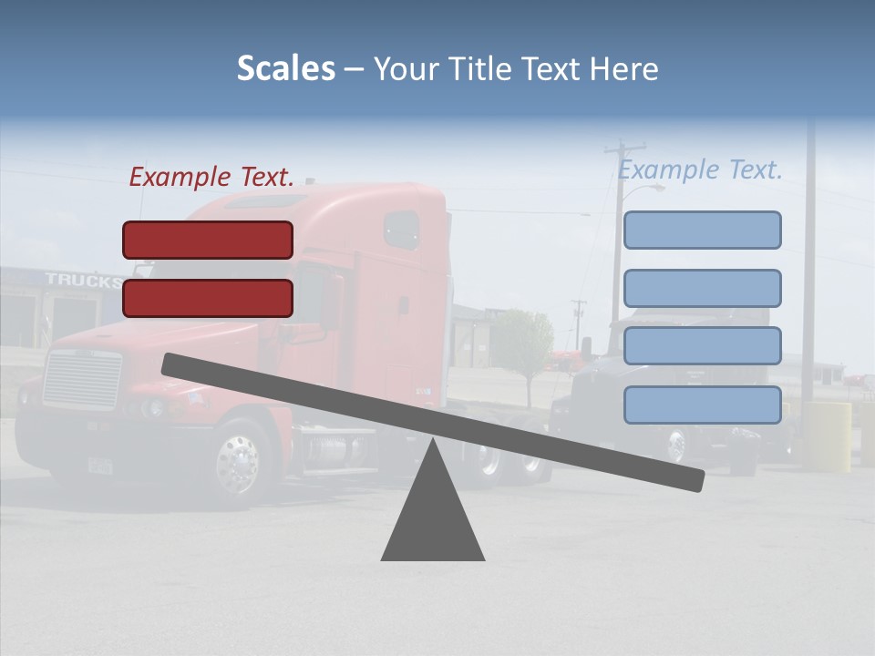 Black Cargo Transportation PowerPoint Template