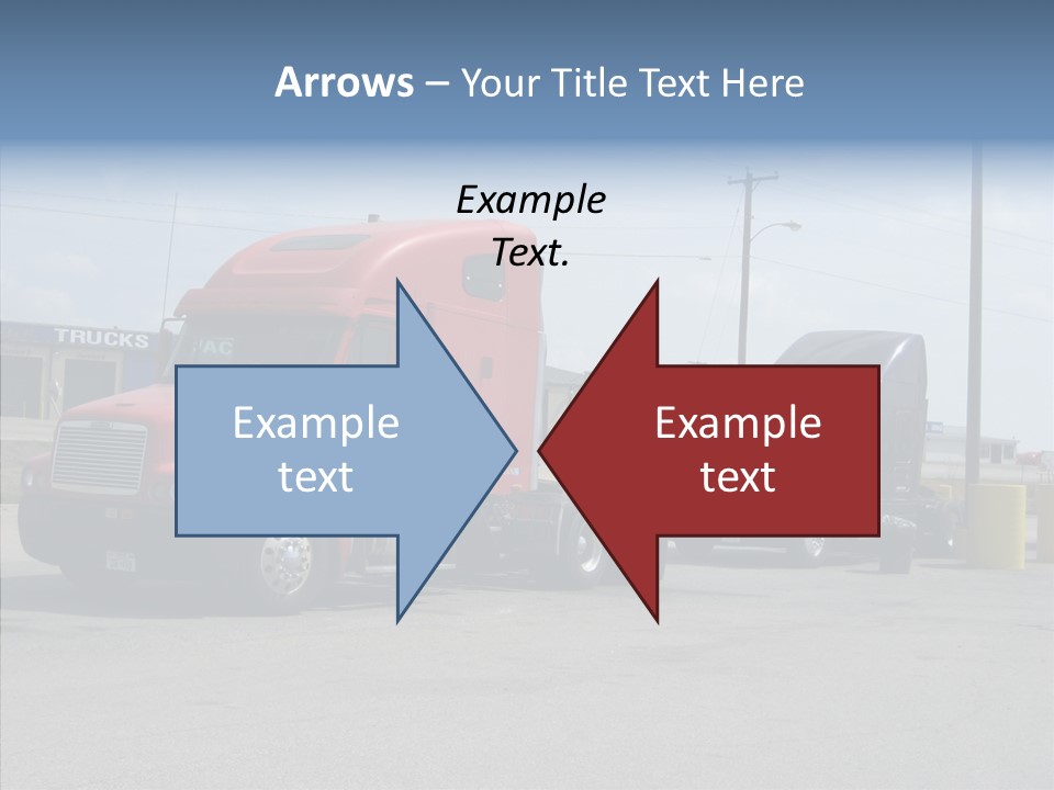 Black Cargo Transportation PowerPoint Template