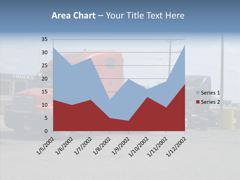 Black Cargo Transportation PowerPoint Template