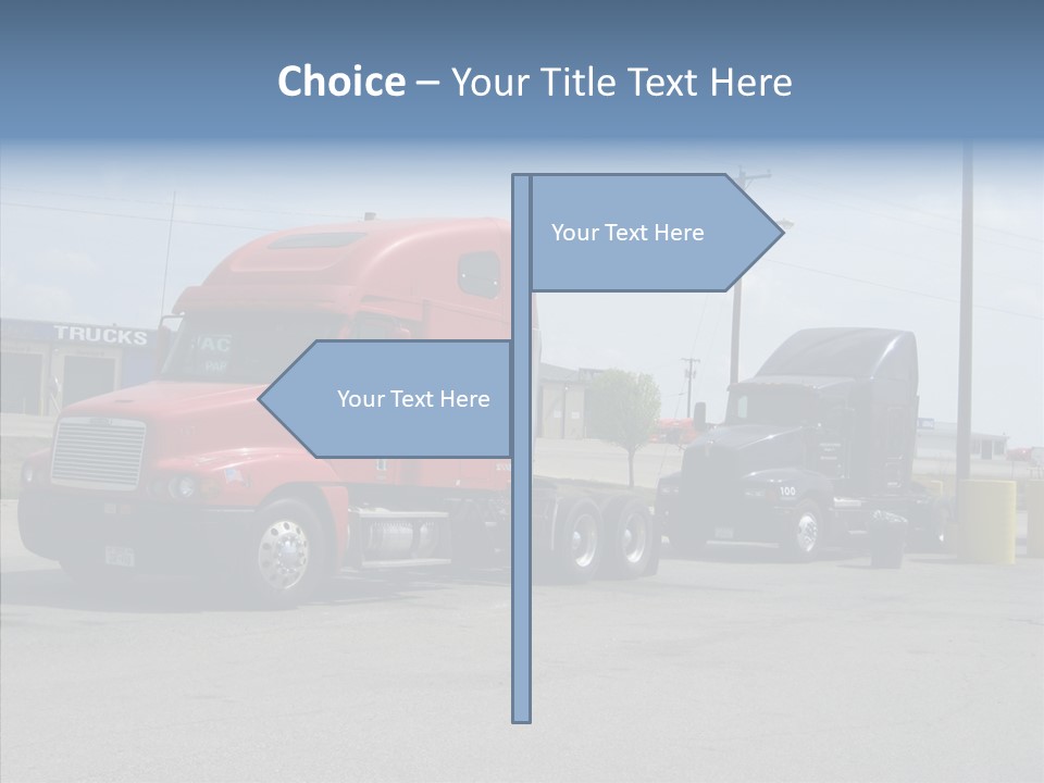 Black Cargo Transportation PowerPoint Template