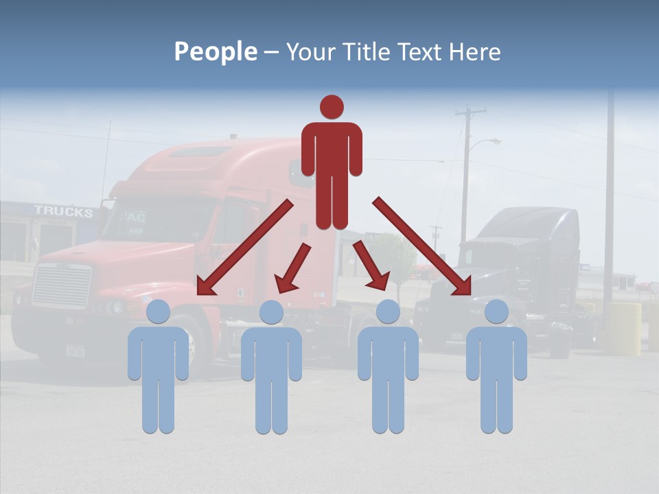 Black Cargo Transportation PowerPoint Template