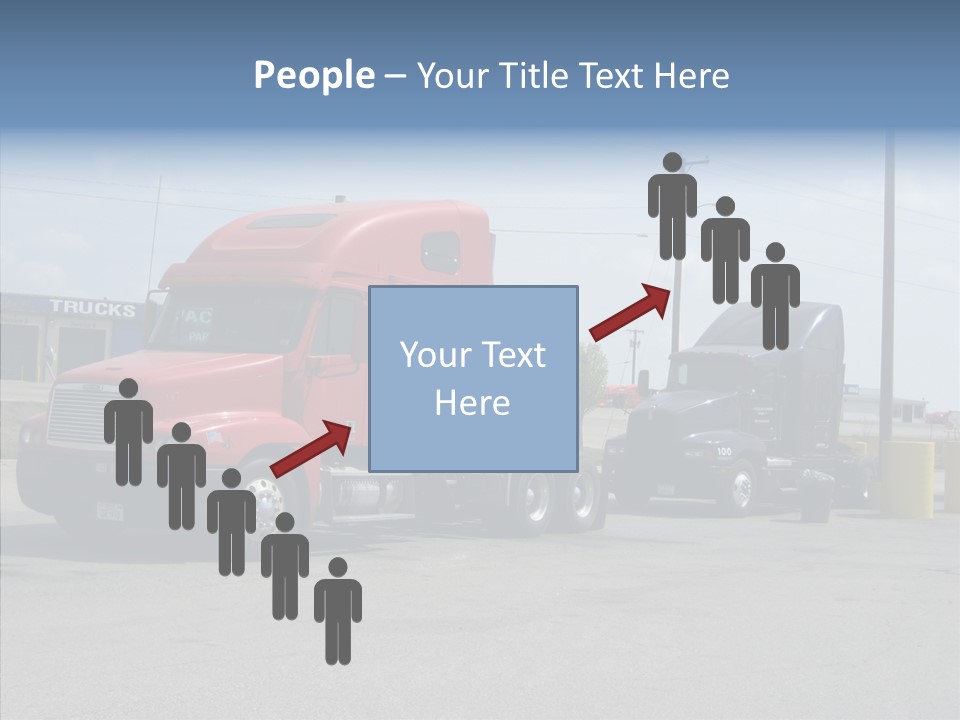 Black Cargo Transportation PowerPoint Template