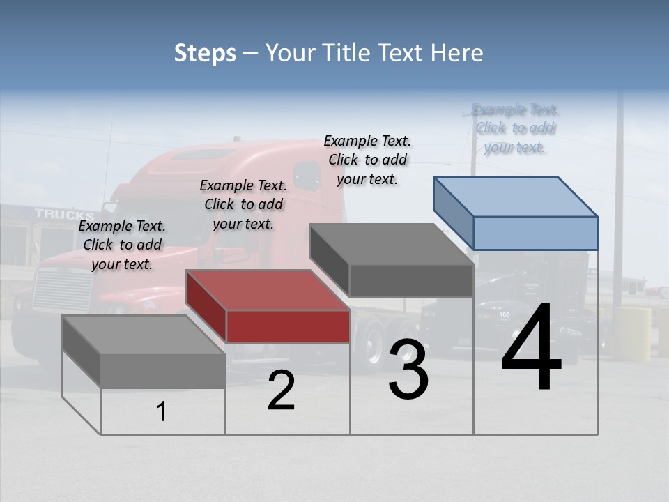 Black Cargo Transportation PowerPoint Template