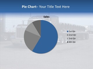 Truck Cargo Usa PowerPoint Template