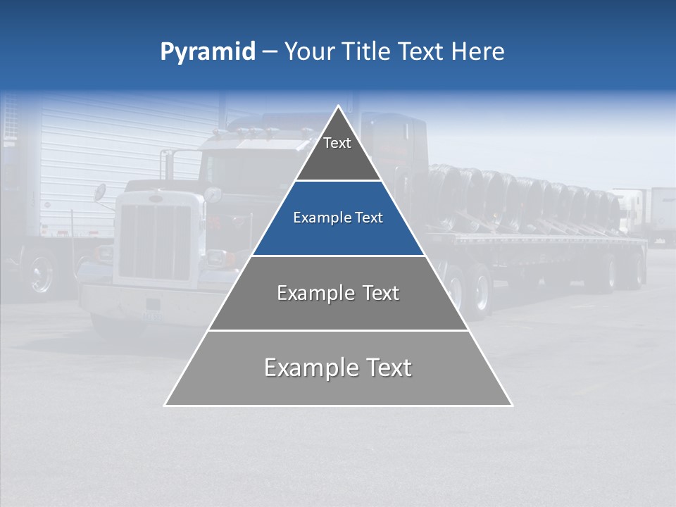 Truck Cargo Usa PowerPoint Template