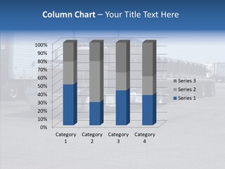 Truck Cargo Usa PowerPoint Template