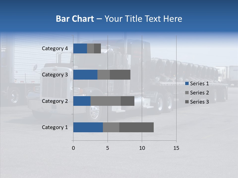 Truck Cargo Usa PowerPoint Template
