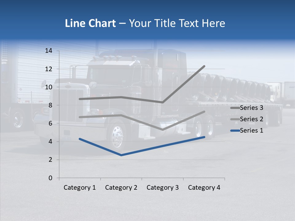 Truck Cargo Usa PowerPoint Template