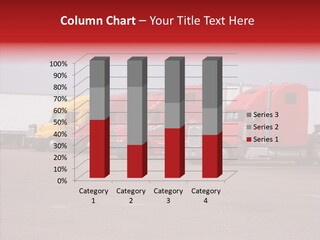 Yellow Truck Transportation PowerPoint Template