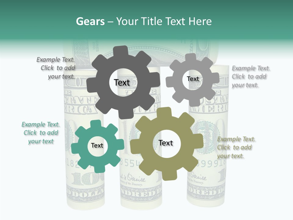 Banknote Rate Dry PowerPoint Template