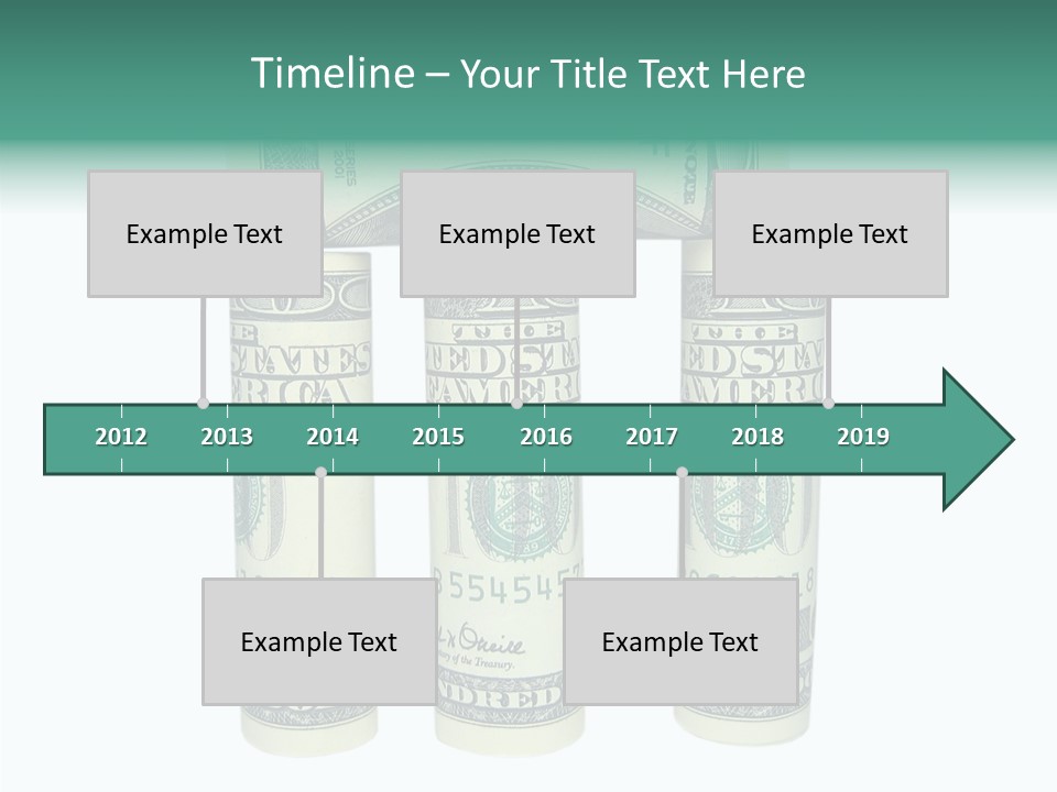 Banknote Rate Dry PowerPoint Template