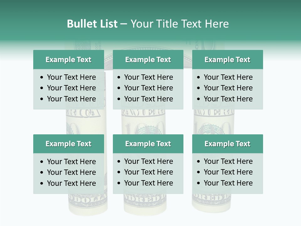 Banknote Rate Dry PowerPoint Template