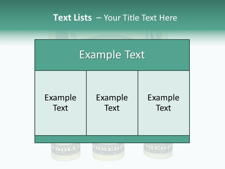 Banknote Rate Dry PowerPoint Template
