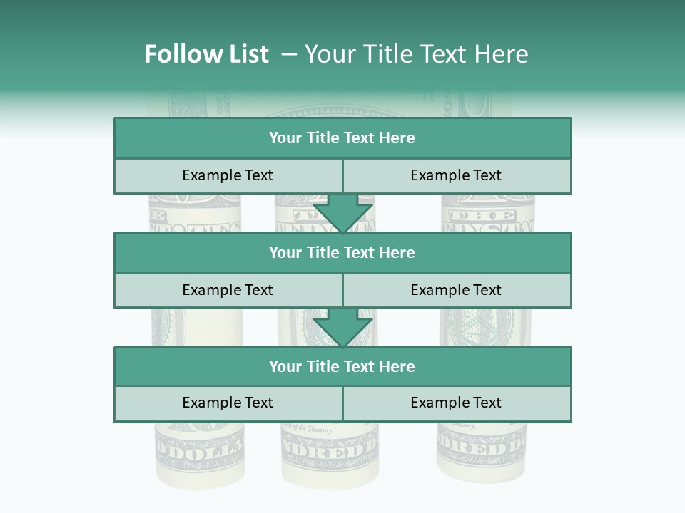 Banknote Rate Dry PowerPoint Template