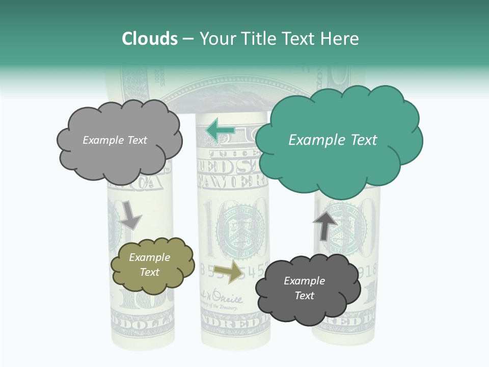 Banknote Rate Dry PowerPoint Template