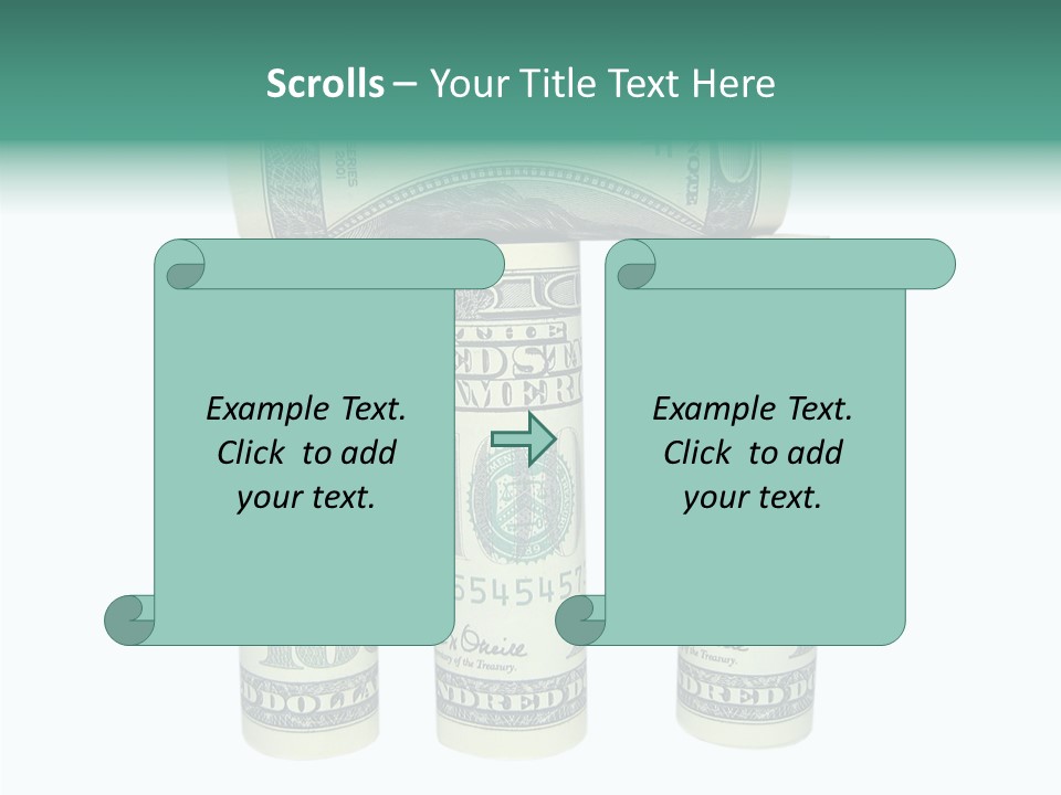 Banknote Rate Dry PowerPoint Template