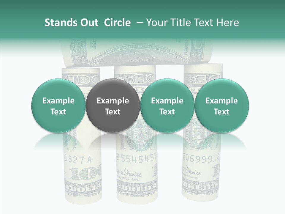 Banknote Rate Dry PowerPoint Template