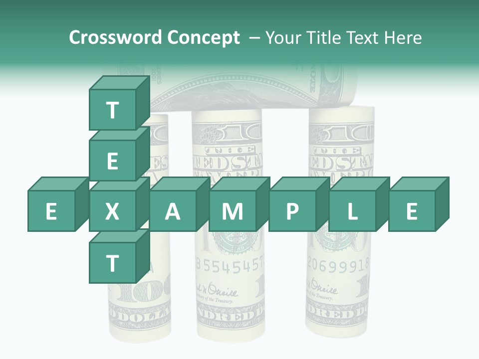 Banknote Rate Dry PowerPoint Template