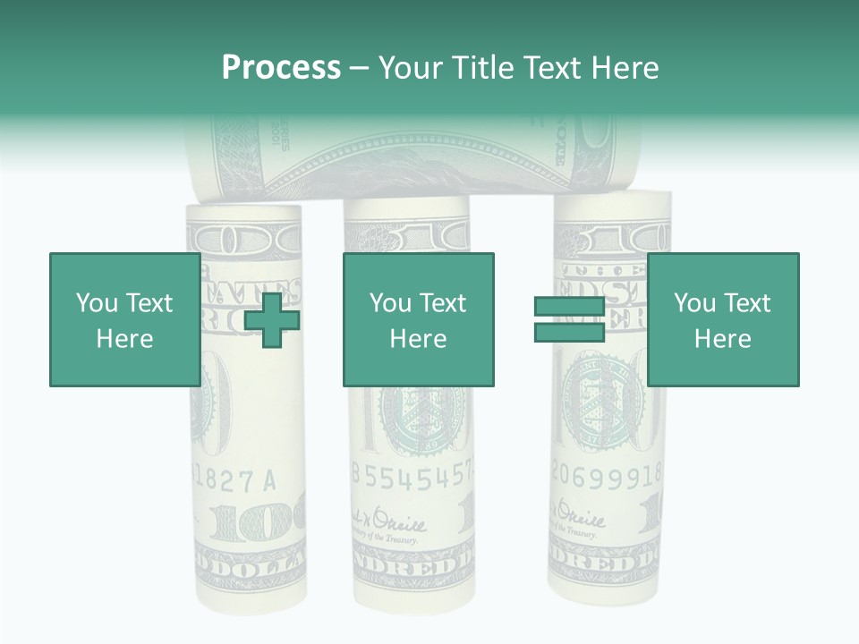 Banknote Rate Dry PowerPoint Template