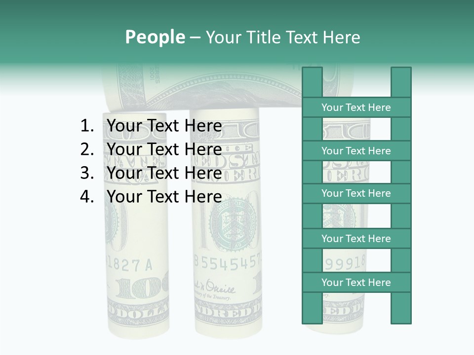Banknote Rate Dry PowerPoint Template