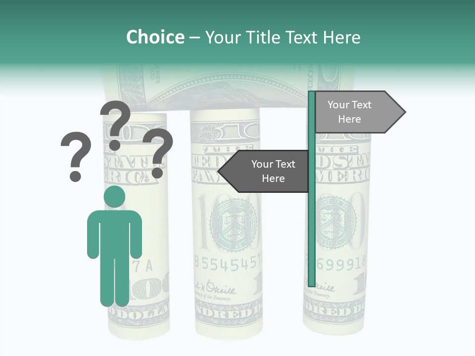 Banknote Rate Dry PowerPoint Template