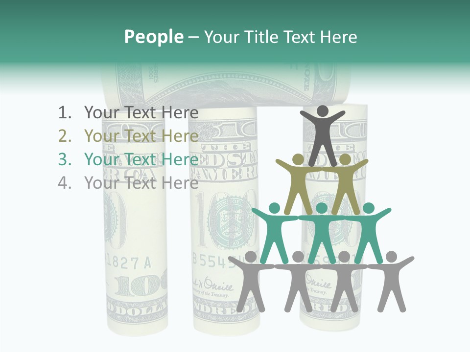 Banknote Rate Dry PowerPoint Template