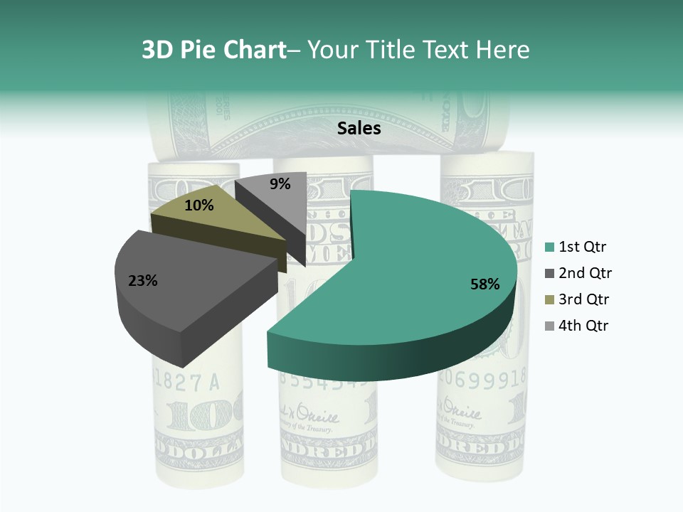Banknote Rate Dry PowerPoint Template