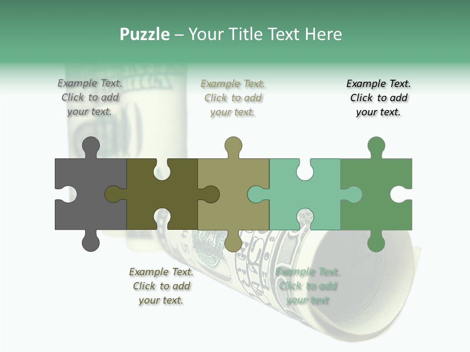 Currency Price Pen PowerPoint Template