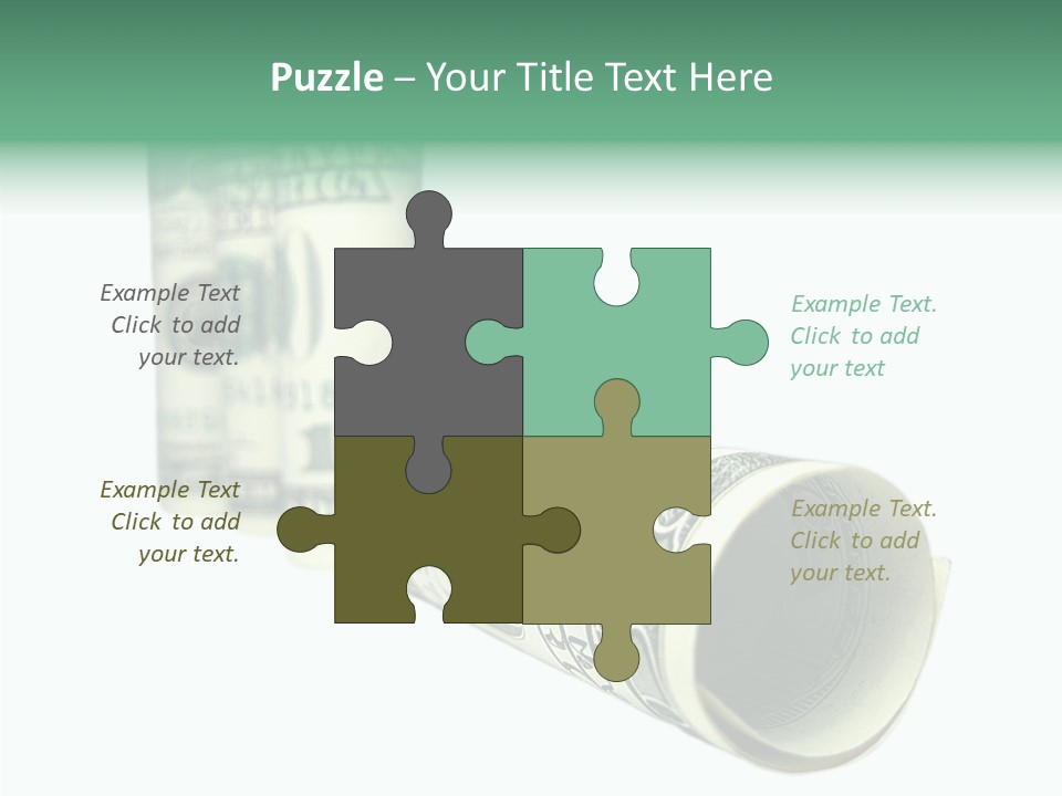 Currency Price Pen PowerPoint Template