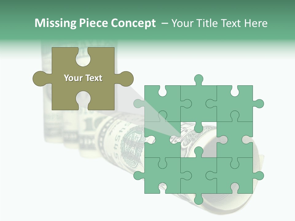 Currency Price Pen PowerPoint Template