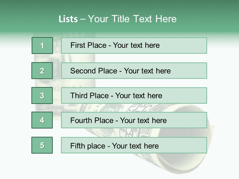 Currency Price Pen PowerPoint Template