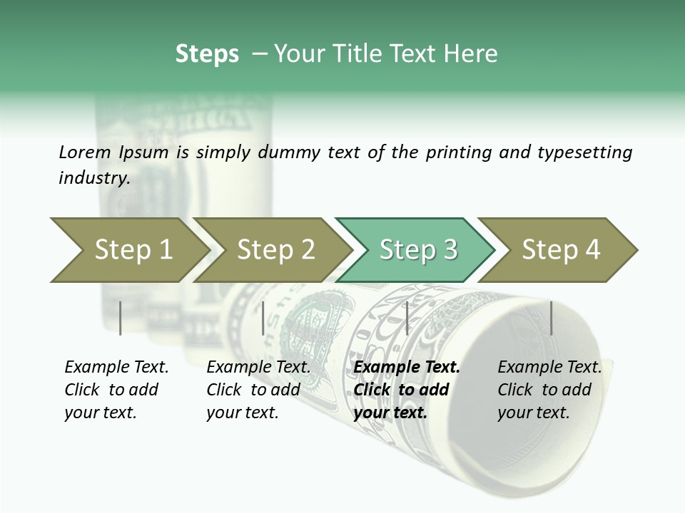 Currency Price Pen PowerPoint Template