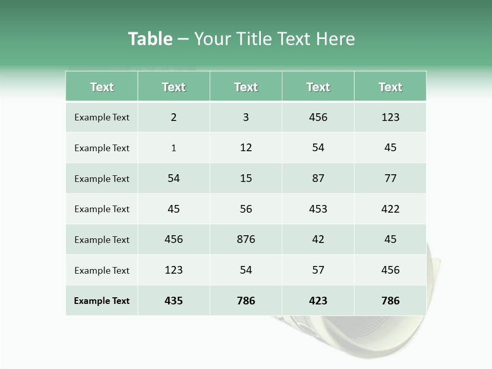 Currency Price Pen PowerPoint Template