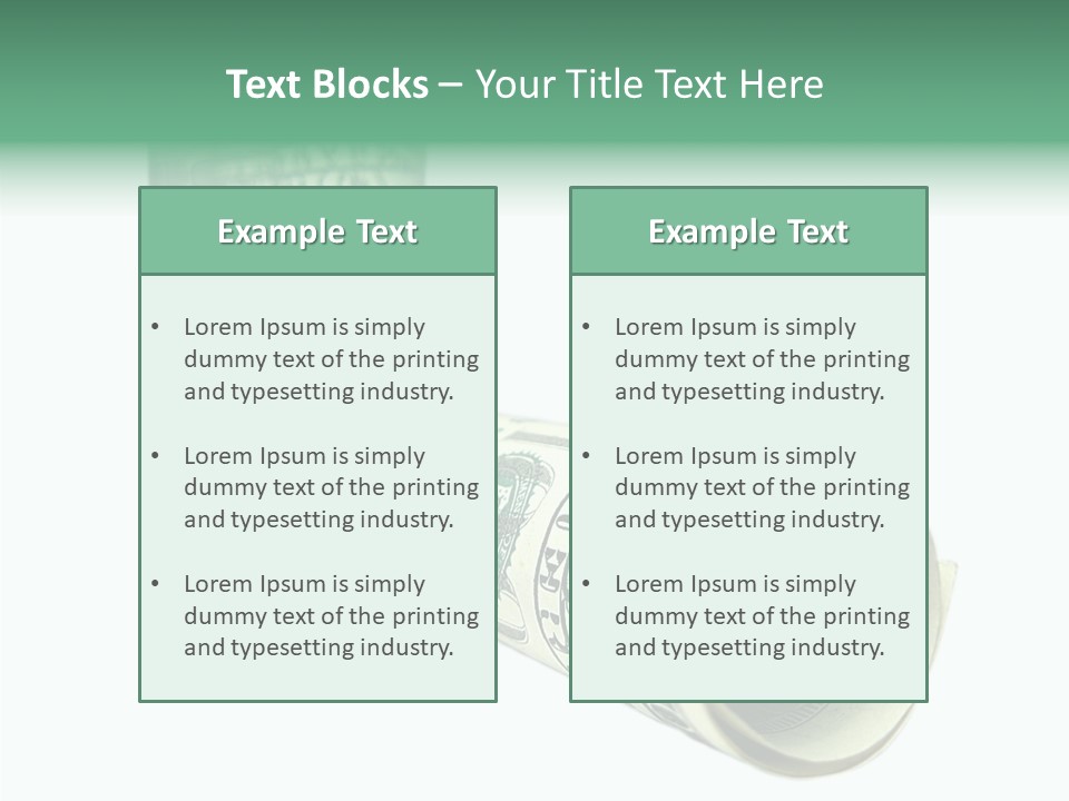 Currency Price Pen PowerPoint Template