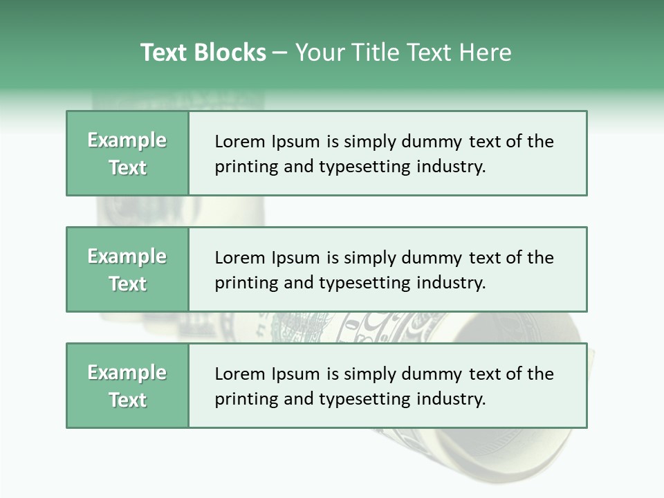 Currency Price Pen PowerPoint Template