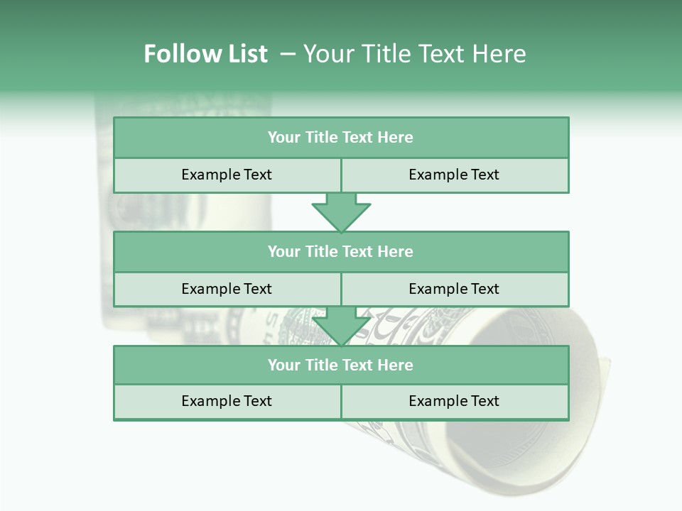 Currency Price Pen PowerPoint Template