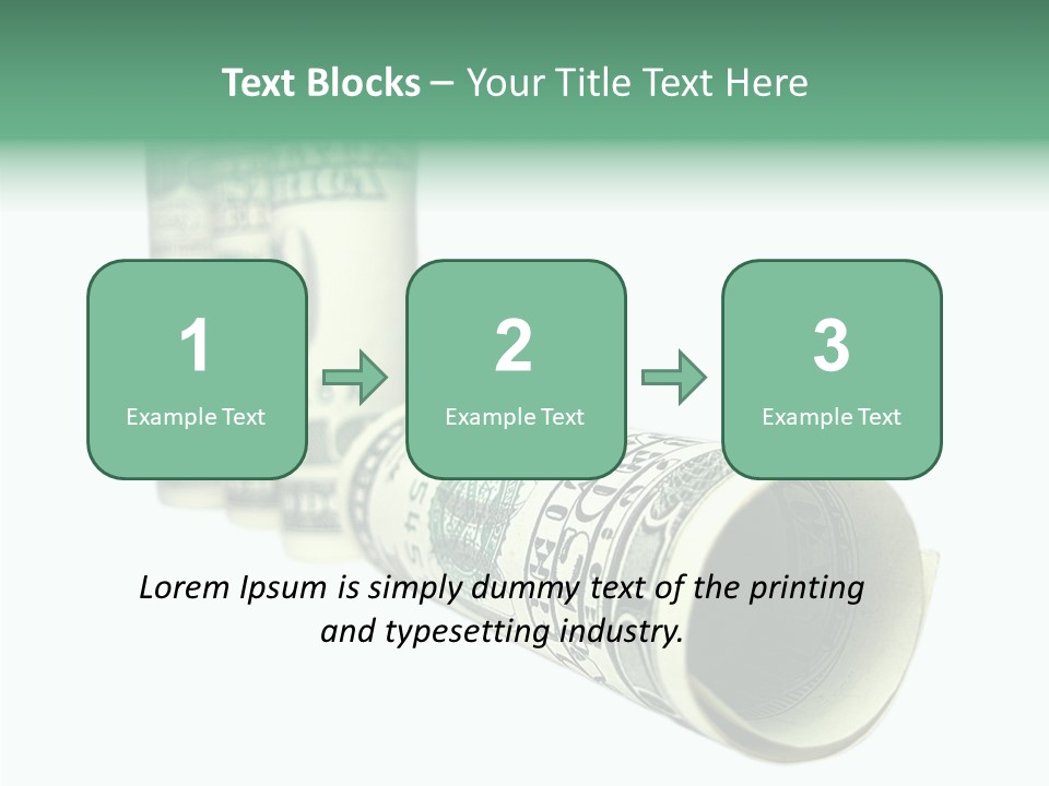 Currency Price Pen PowerPoint Template