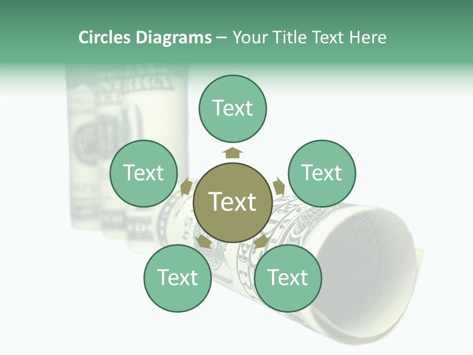 Currency Price Pen PowerPoint Template