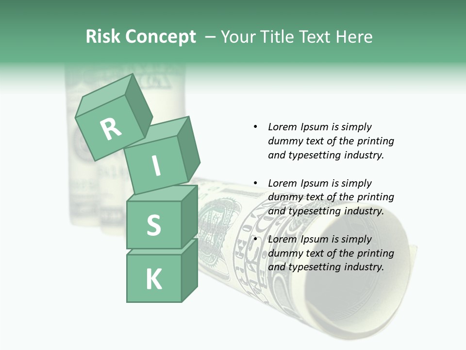 Currency Price Pen PowerPoint Template