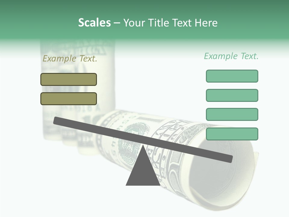 Currency Price Pen PowerPoint Template