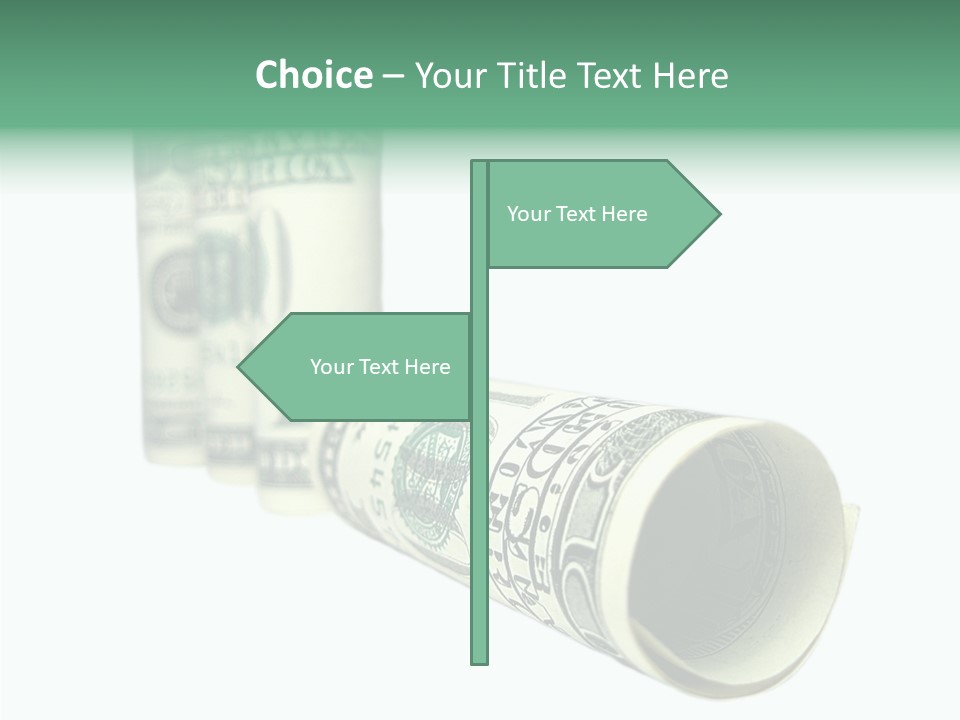 Currency Price Pen PowerPoint Template